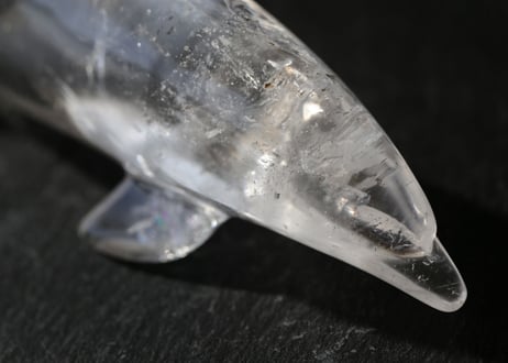 ミナスジェライス州産 虹入りクリアクォーツ イルカ【高次元へ】