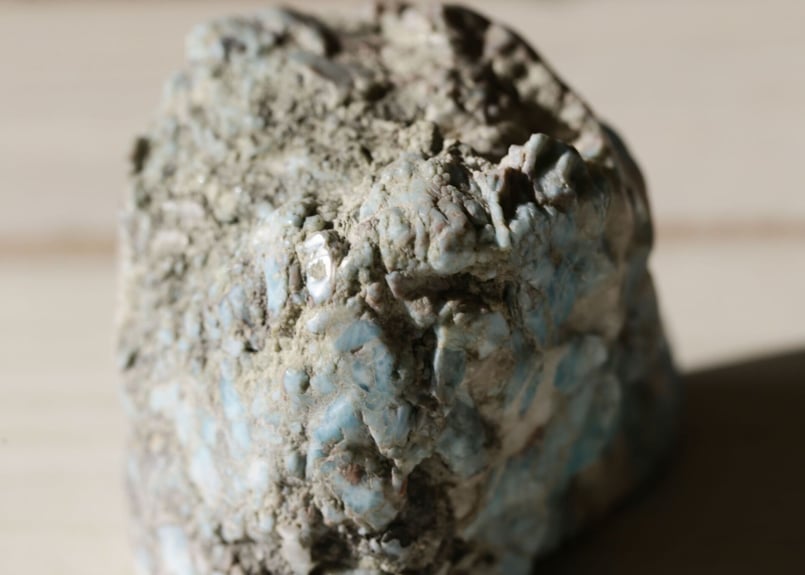 ドミニカ共和国産 ラリマー スカル 【ひょうきんな大賢者】 | Y.S.Y24