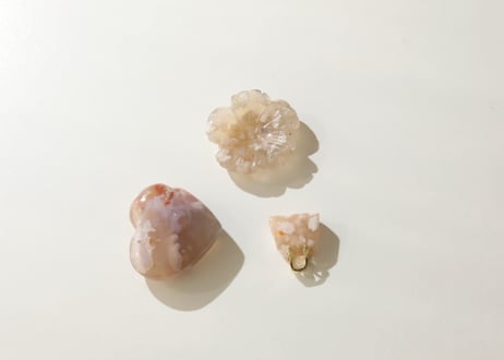 【悟りのシッディ入り】春のチェリーブロッサムアゲートセット