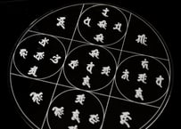 大技封入❣️【Over the Rainbow/願いの実現を加速する】梵字 グリッドプレート（20cm）