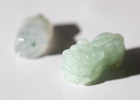 【調和が満ちる】ちび翡翠 ヒキュウペア