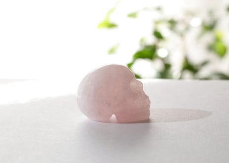 技封入❣️【行きたい世界に行ける】ローズクォーツ スカル ※イベントクーポン使用不可