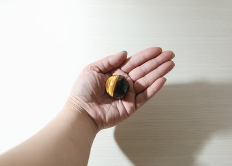 【金を呼び込む】タイガーアイ スフィア