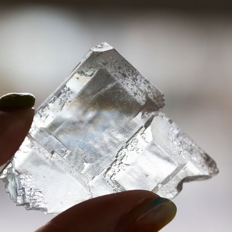 ブルー系フローライト羽ハート♡No.1175 ブルー系フローライト羽ハートNo.1175