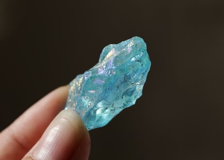【海のさざめき】アクアオーラクォーツ（6個セット）