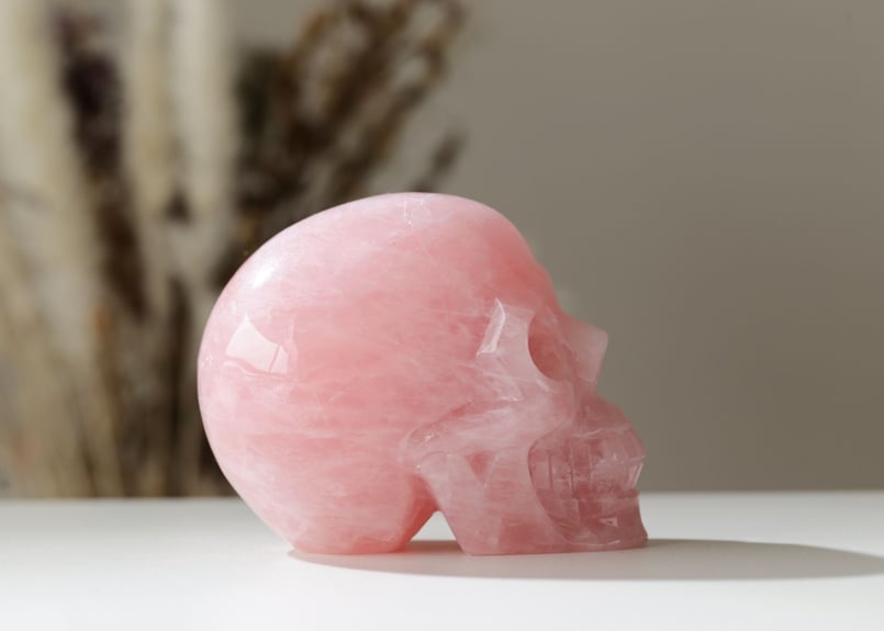 ローズクォーツ スカル 【素直さ】 | Y.S.Y24