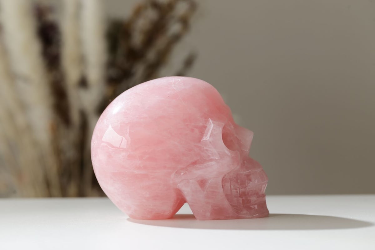 ローズクォーツ スカル 【素直さ】 | Y.S.Y24