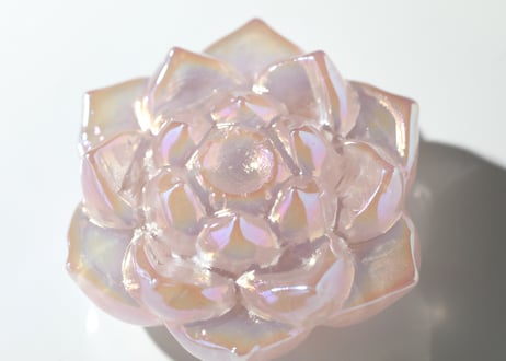 【mystic energy】エンジェルオーラローズクォーツの蓮の花