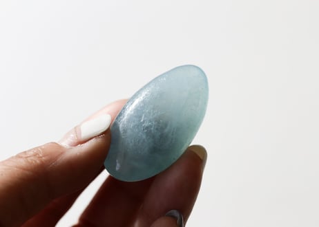 【海の囁き】アクアマリン タンブル