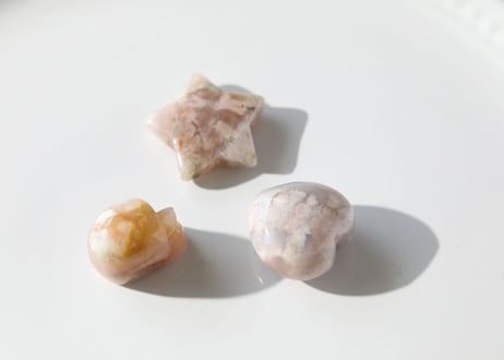 【カルマ解放のシッティ入り】チェリーブロッサムアゲートの愛のセット