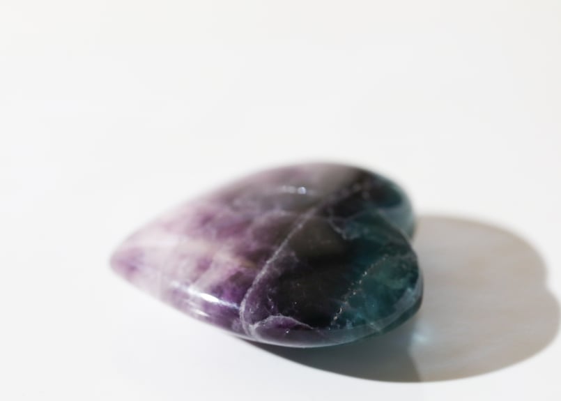 宇宙の色で描く】レインボーフローライト ハート | Y.S.Y24