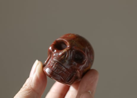 エドワード淺井さんによる技入り❣️【大開運】オーシャンジャスパー スカル ※イベントクーポン使用不可