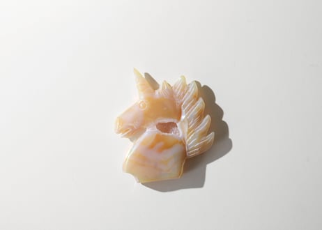 【6周年ユニコーン祭り🦄】【悟りのシッディ入り】喉の秘密エンジェルオーラ ドゥルジーアゲート ユニコーン