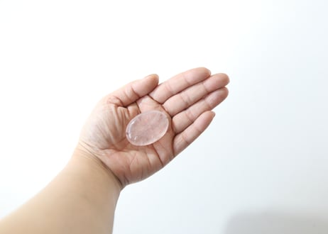 【pure】ハイクオリティ ローズクォーツ タンブル