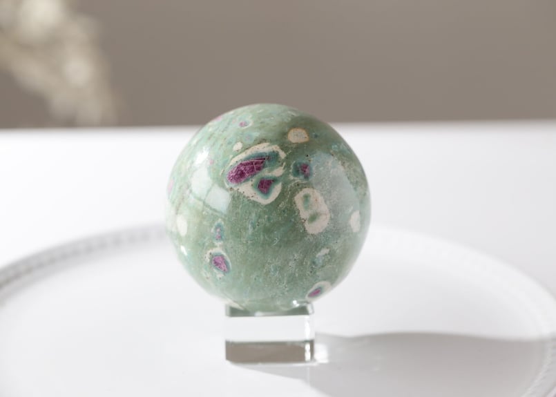 ルビーインフックサイト スフィア 丸玉 天然石 ルビーインフックサイト スフィア 丸玉 天然石