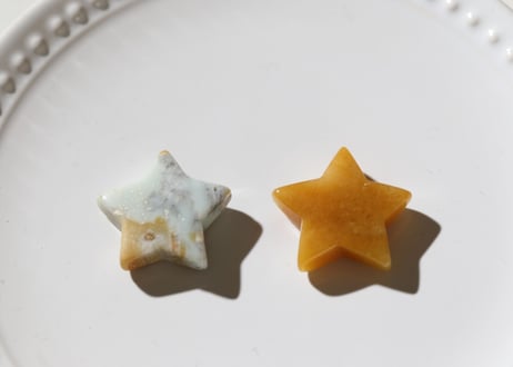 アマゾナイトと翡翠の星セット　【Chance】