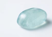 エドワード淺井さんによる技入り❣️【JOY＆LOVE】ハイクオリティ アクアマリン タンブル ※イベントクーポン使用不可