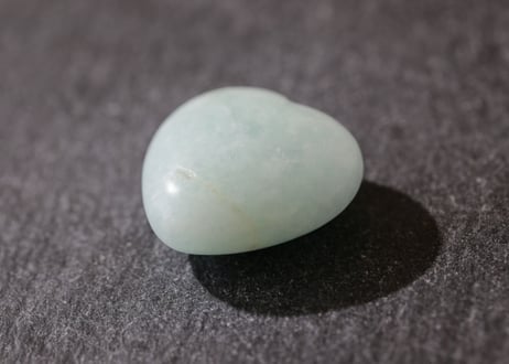【幸せ】アクアマリン ハート