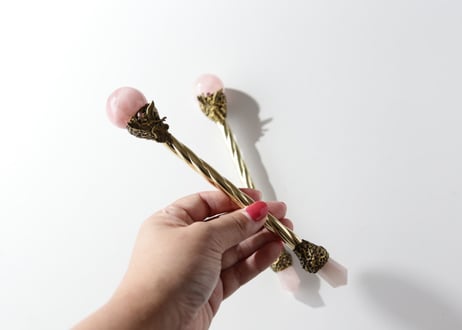 【マジカル通信メンバー限定！】ローズクォーツ 天使のヒーリング＆インスピレーションワンド