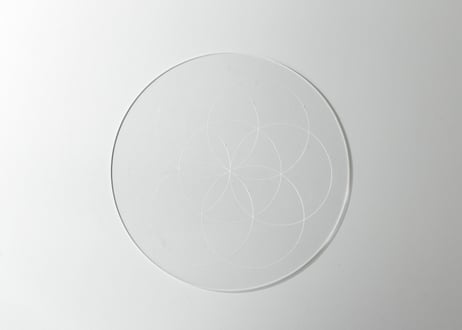 大技封入❣️【Over the Rainbow / 願いの実現を加速する】シードオブライフグリッドプレート no.2(20cm)