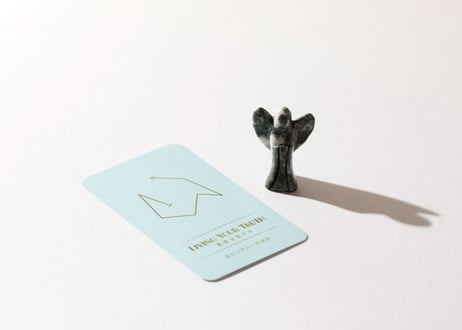 【LIVING YOUR TRUTH 真実を生きる（喜びで学ぶ・大成功）シジル封入 オリジナルカード付き❣️】プレセリブルーストーン 天使 ※イベントクーポン使用不可