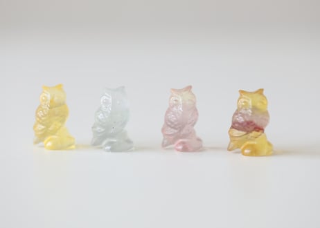 【マインドの毒からの解放シッディ入り】小さなフローライトフクロウ