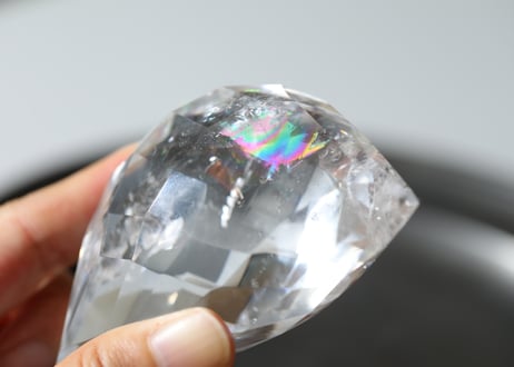 たくさんの技封入❣️【特注❣️Y.S.Y24の奇跡のグリッド】虹入り バイーア州産 レムリアンクォーツ A ※イベントクーポン使用不可