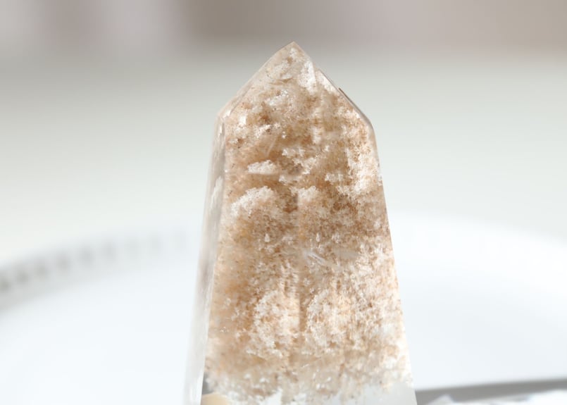 【天然石】ハイクオリティ ガーデンクォーツ ハイクオリティ】ホワイトガーデンクォーツ ポイント | Y.S.Y24