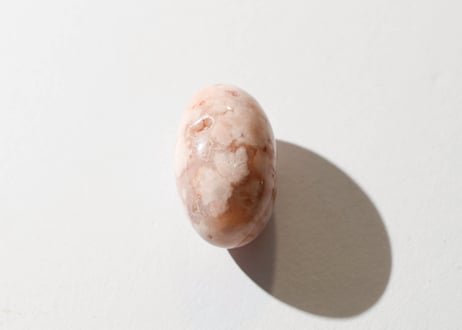 【悟りのシッディ入り】チェリーブロッサムアゲート リンガム