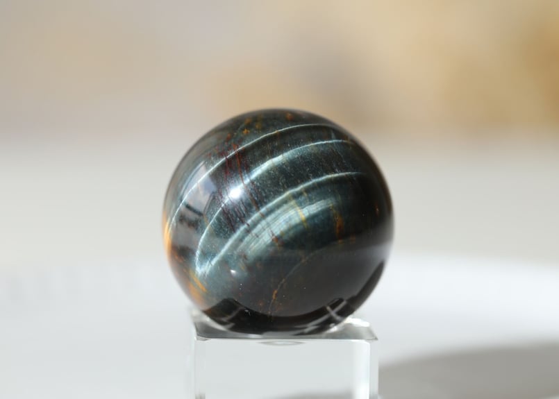 前進】ブルータイガーアイ スフィア | Y.S.Y24