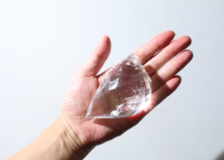 たくさんの技封入❣️【特注❣️Y.S.Y24の奇跡のグリッド】虹入り バイーア州産 レムリアンクォーツ A ※イベントクーポン使用不可