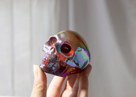 【難しく考えないでいいよ】エンジェルオーラ レッドジャスパー スカル