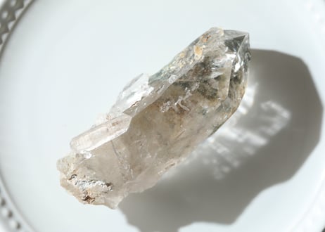 【シャーマンのワンド】インド クル産 虹入り ホワイトガーデンクォーツ