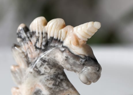 【デザインを楽しむ】クレイジーレースアゲート ユニコーン