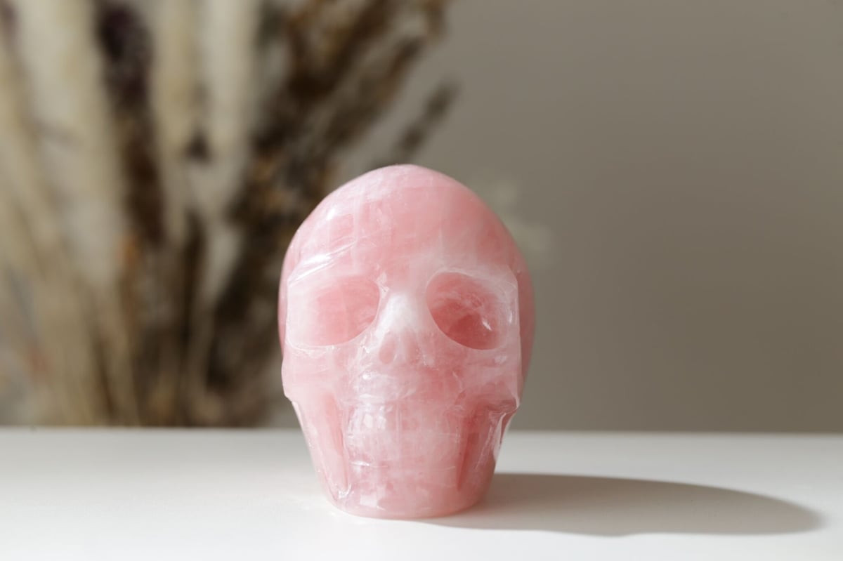 ローズクォーツ スカル 【素直さ】 | Y.S.Y24