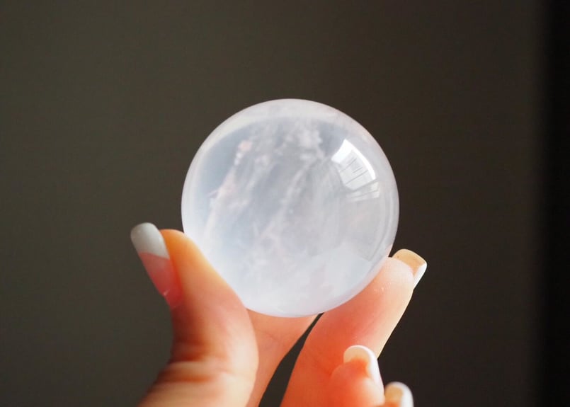 メタモルフォーゼス(水晶)の球体　45mm メタモルフォーゼス(水晶)の球体 45mm