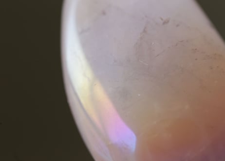 【みなもと】エンジェルオーラ ローズクォーツ 握り石