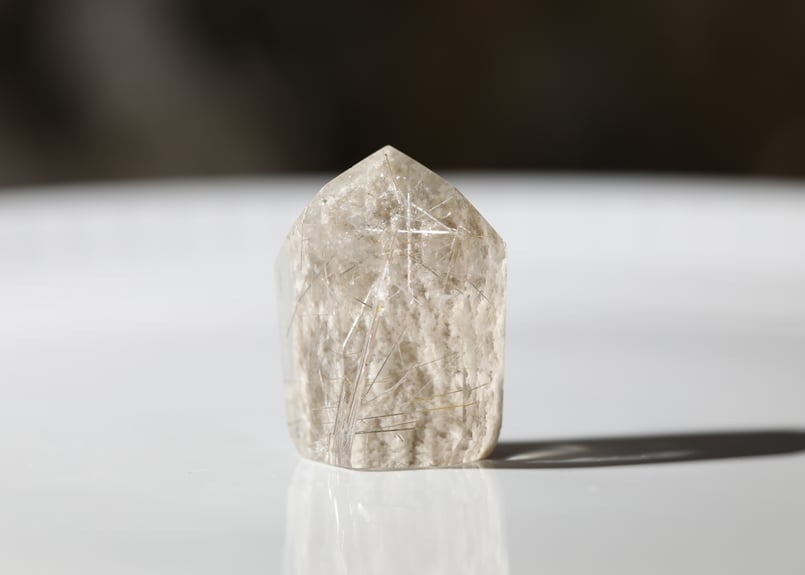 【 高品質雪景色 ルチル入り 】 ガーデンクォーツス 高品質雪景色 ルチル入り 】 ガーデンクォーツス