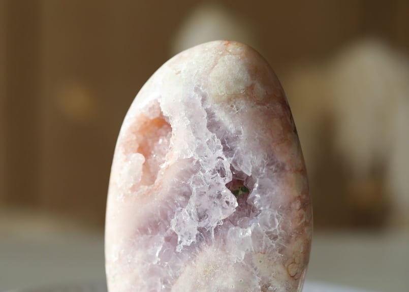 精霊の気配】ドゥルジーピンクアメジスト＆チェリーブロッサムアゲート