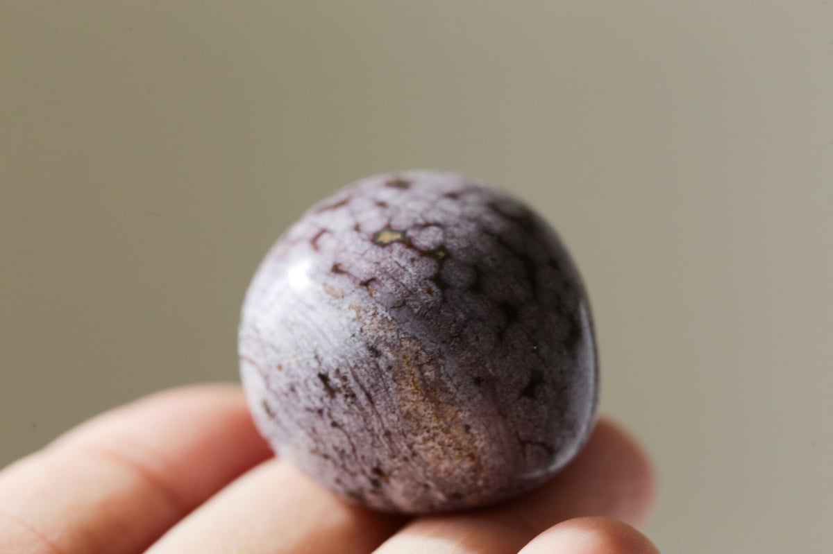 愛の地球】ピンクオーシャンジャスパー タンブル | Y.S.Y24