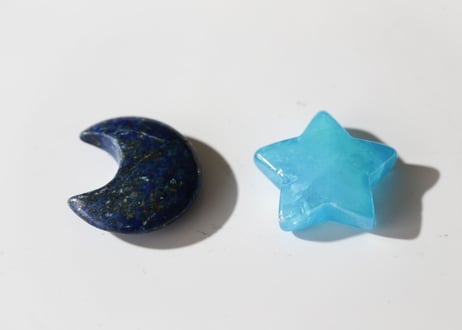 【流れ星】夜の月星セット
