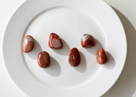 【理想を現実にする】レッドジャスパー タンブル（6個セット）