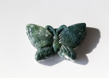 モスアゲート 蝶
