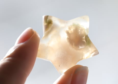 【カルマ解放のシッティ入り】チェリーブロッサムアゲートのスカルセット