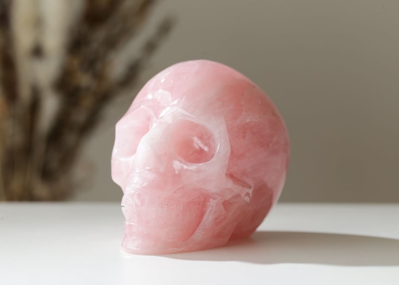 ローズクォーツ スカル 【素直さ】 | Y.S.Y24