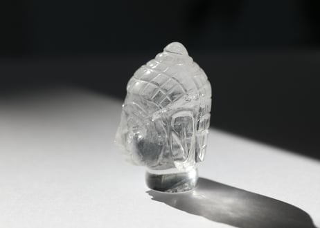 【マインドの拘束からの解放シッディ入り】クリアクォーツ ブッダ