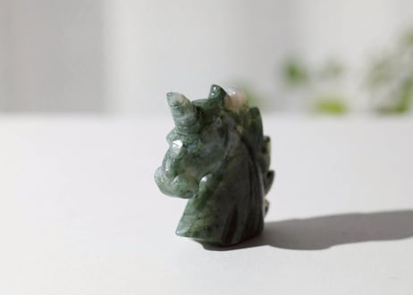 【6周年ユニコーン祭り🦄】【悟りのシッディ入り】細胞活性化モスアゲート ユニコーン