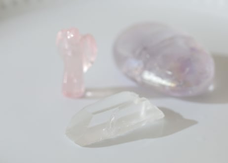 【Y.S.Y24の聖なるセット】天使とエンジェルオーラ アメジストの光のセットA