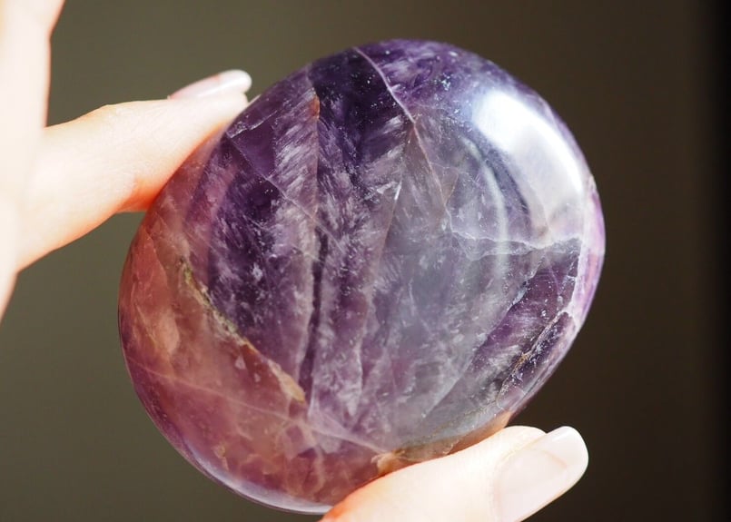落ち着き】アメジストの握り石 | Y.S.Y24