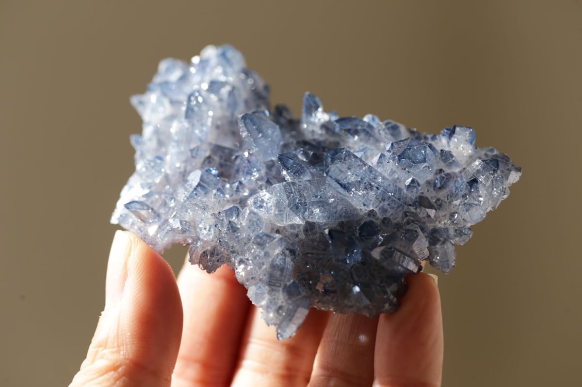 空の色】本場のオーラ加工！スカイブルーオーラ アーカンソー産